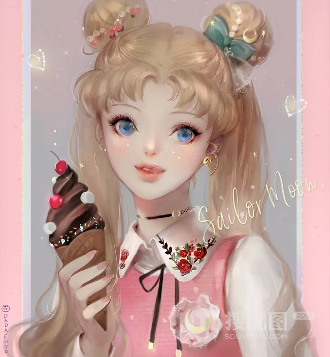 韩国插画师DADACHYO笔下的精美动漫少女插画图集欣赏