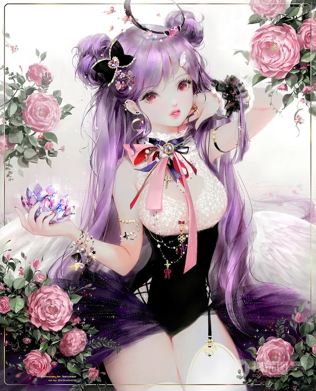 韩国插画师DADACHYO笔下的精美动漫少女插画图集欣赏