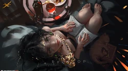 wlop插画壁纸作品集之黑裙公主系列人像插画