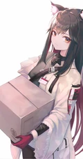 狐狸耳朵或兔耳朵二次元少女高清插画图集欣赏