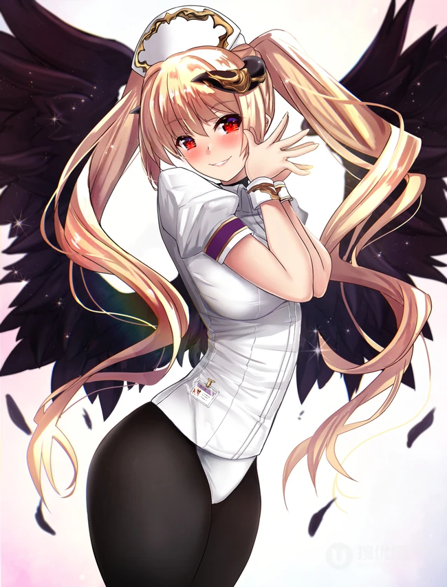 狐狸耳朵或兔耳朵二次元少女高清插画图集欣赏