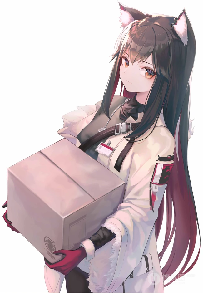 狐狸耳朵或兔耳朵二次元少女高清插画图集欣赏