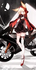 狐狸耳朵或兔耳朵二次元少女高清插画图集欣赏