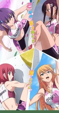 动画化的漫画作品《攀岩！Sport Climbing Girls》人物剧照海报图片