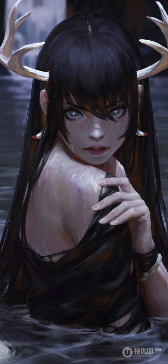 画师GUWEIZ人像手绘作品手机壁纸第0921合集推荐