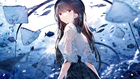 9月23日为您推荐高清好看的二次元动漫少女桌面壁纸合集