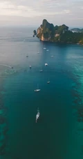绝美的海岸沙滩航拍4K风景高清手机壁纸8月23日推荐