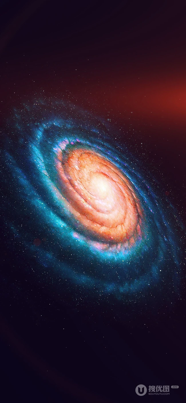 创意的银河系宇宙奇观手机壁纸