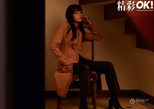 迪丽热巴酷美，高冷，潮流，时尚杂志写真，诠释不同风格服饰的定义