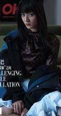 迪丽热巴酷美，高冷，潮流，时尚杂志写真，诠释不同风格服饰的定义
