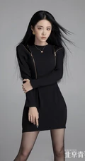 大长腿女生喻言多套不同风格穿搭杂志写真，诠释90后都市女孩的完美时尚