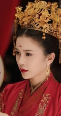 赵樱子《长安诺》饰演的贺兰茗玉超美凤冠霞衣流泪剧照宣传图片