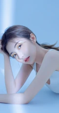 肤白貌美，一举一动像跳舞的肩带裙线条感少女高清气质撩写真图片
