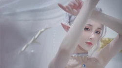 超高颜值美女COSPLAY精灵公主超清桌面壁纸