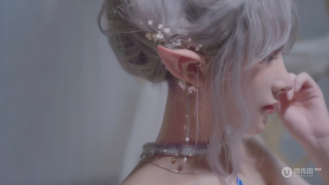 超高颜值美女COSPLAY精灵公主超清桌面壁纸