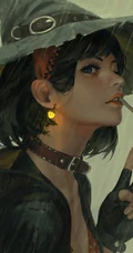 插画师GUWEIZ古代武士女人物肖像插画手机壁纸第0924合集