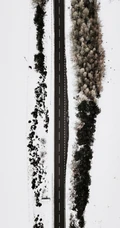 高清航拍各类穿梭于林中的公路等风景4K手机壁纸