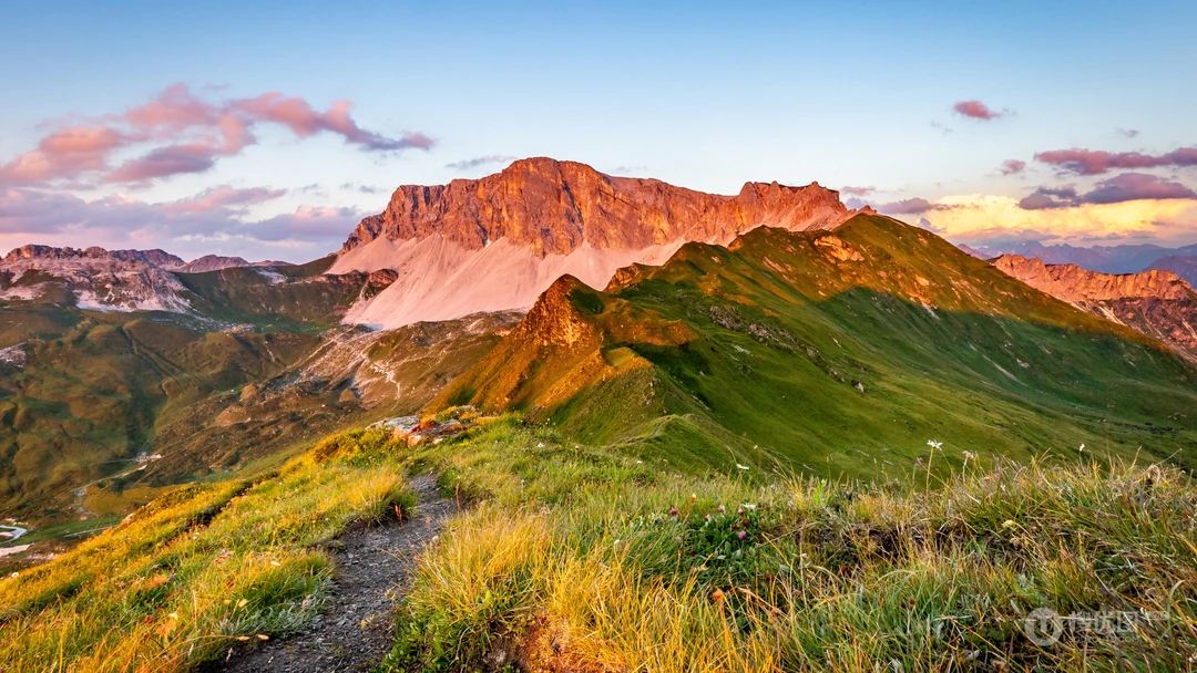 生机勃勃的大山森林风景超清壁纸