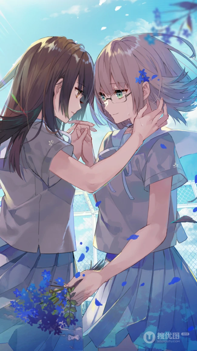 今日份8月25日各类好看的动漫女孩插画手机壁纸推荐