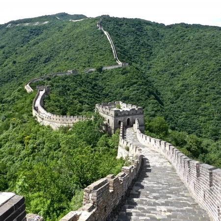 不同地点，角度拍摄的巍峨壮观万里长城风景图片