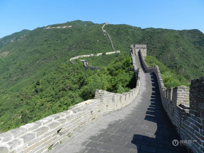 不同地点，角度拍摄的巍峨壮观万里长城风景图片 第5张
