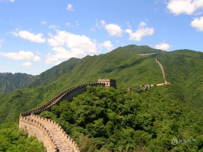 不同地点，角度拍摄的巍峨壮观万里长城风景图片 第6张