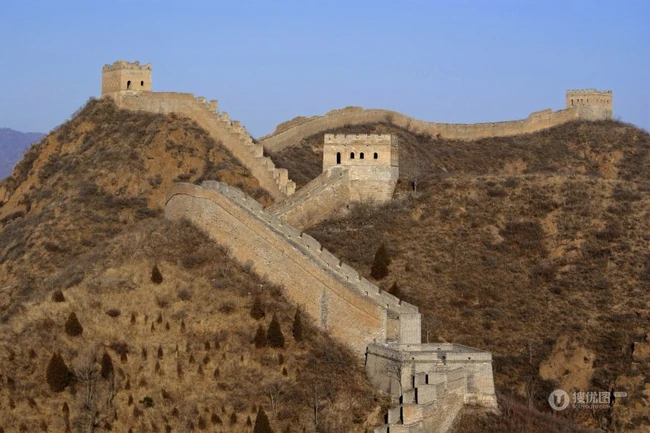 不同地点，角度拍摄的巍峨壮观万里长城风景图片 第3张