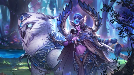 暴雪游戏&ldquo;风暴英雄&rdquo;经典暴雪人物高清个人插画桌面壁纸