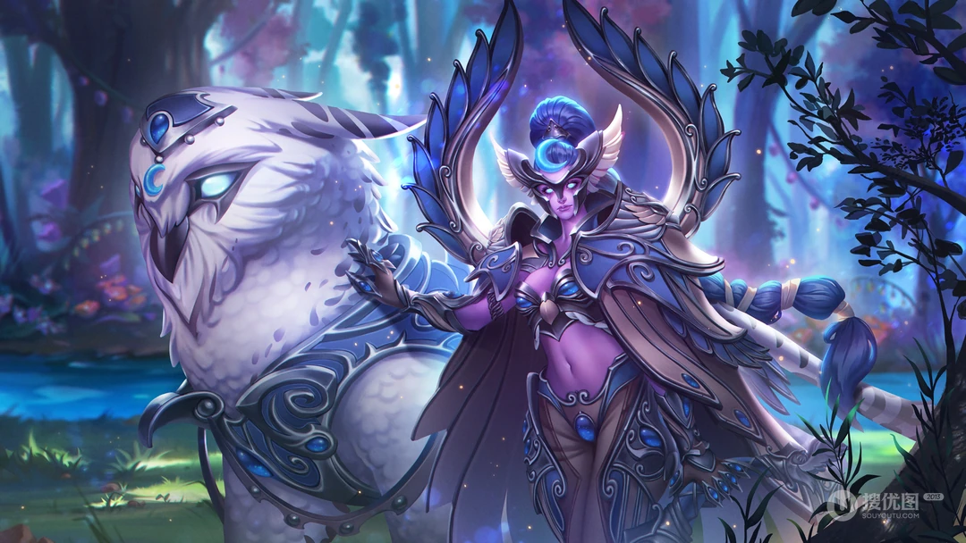 暴雪游戏&ldquo;风暴英雄&rdquo;经典暴雪人物高清个人插画桌面壁纸