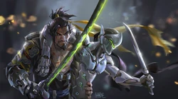 游戏守望先锋武士职业源氏系列壁纸推荐