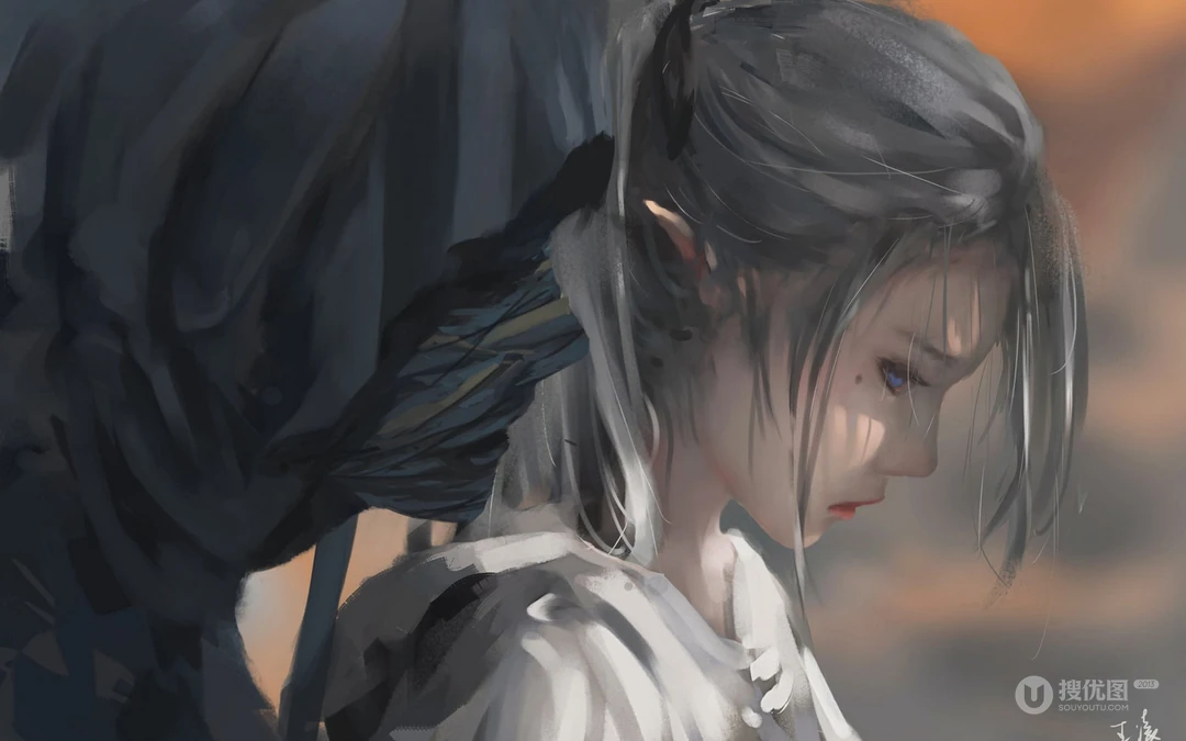 知名画师wlop人像系列插画桌面壁纸第0929期推荐