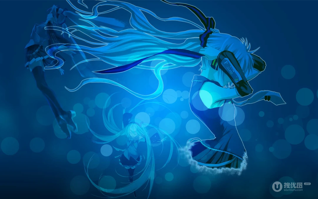 经典二次元动漫人物初音未来系列插画壁纸第0929