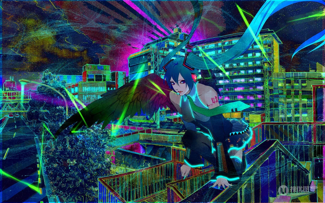 经典二次元动漫人物初音未来系列插画壁纸第0929