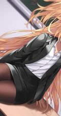 夸张的身材曲线，穿紧身制服短裙或袜装的二次元动漫女生轻熟图集
