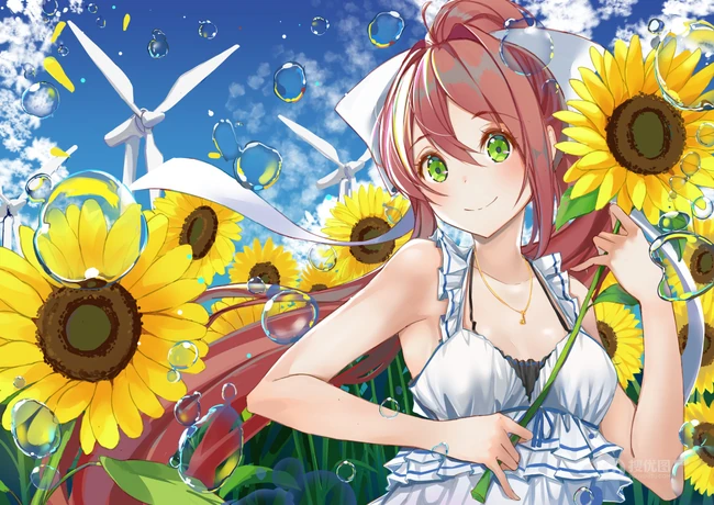 水汪汪的大眼睛可爱美萌动漫少女优美高清图集