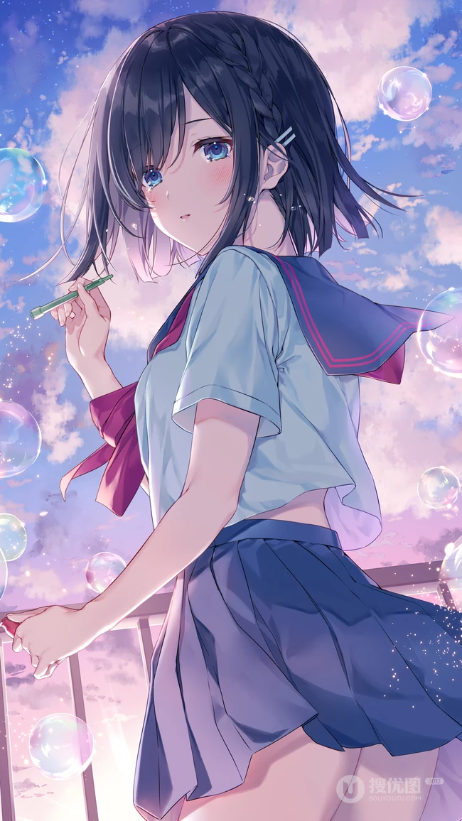 庆双节搜优图精选高清好看的动漫少女高清手机壁纸