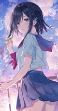 庆双节搜优图精选高清好看的动漫少女高清手机壁纸