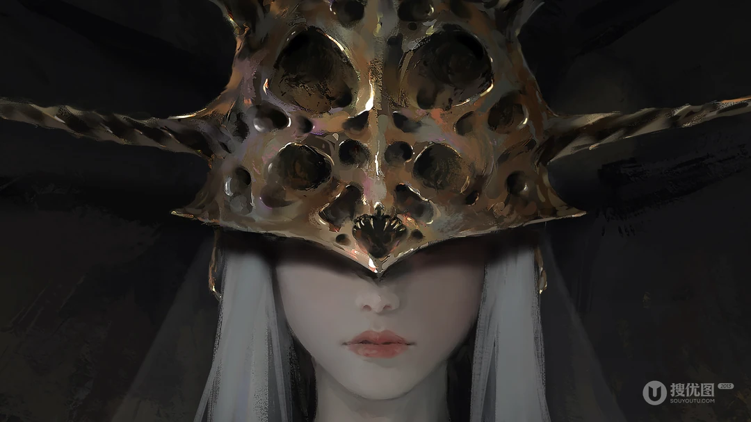 画师wlop女将军和剑客类主题插画4K桌面壁纸
