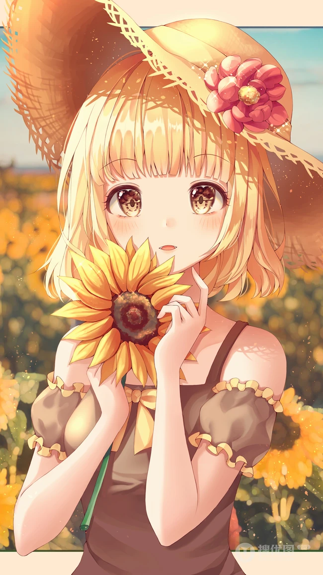 动漫少女一麻袋，可爱又有少女心的动漫少女人像手机壁纸