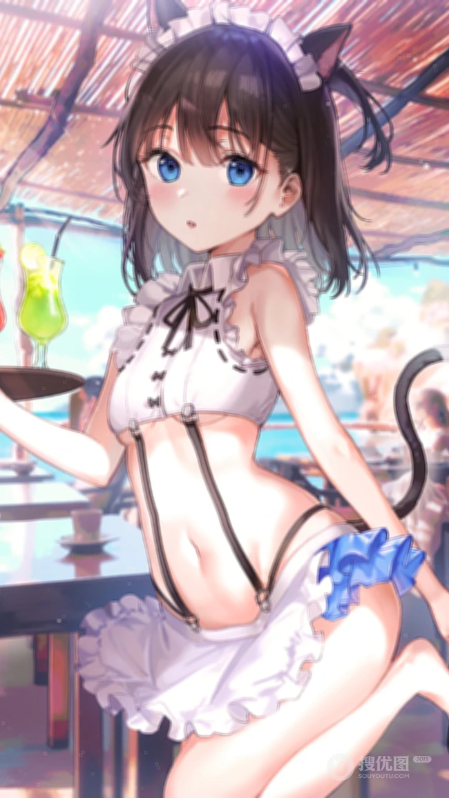 动漫手机壁纸精品10月6日推送，性感到让人流鼻血的动漫少女