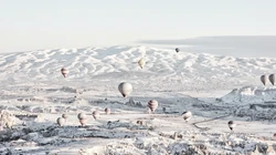 超清精选各类雪地山脉美景的桌面壁纸