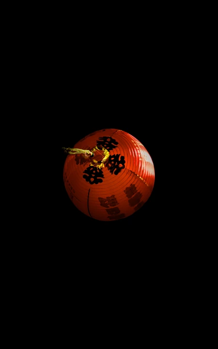 恭喜发财，高清的恭喜发财红灯笼摄影手机壁纸图片