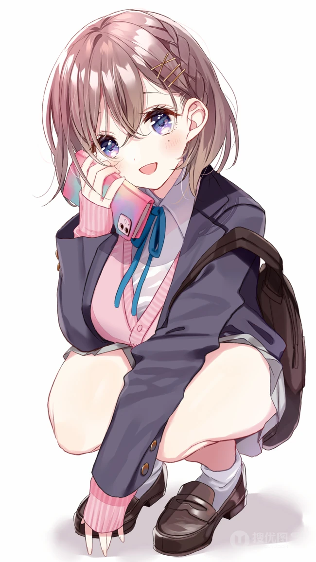 10月7日精选各类型动漫少女近照人像插画手机壁纸推荐