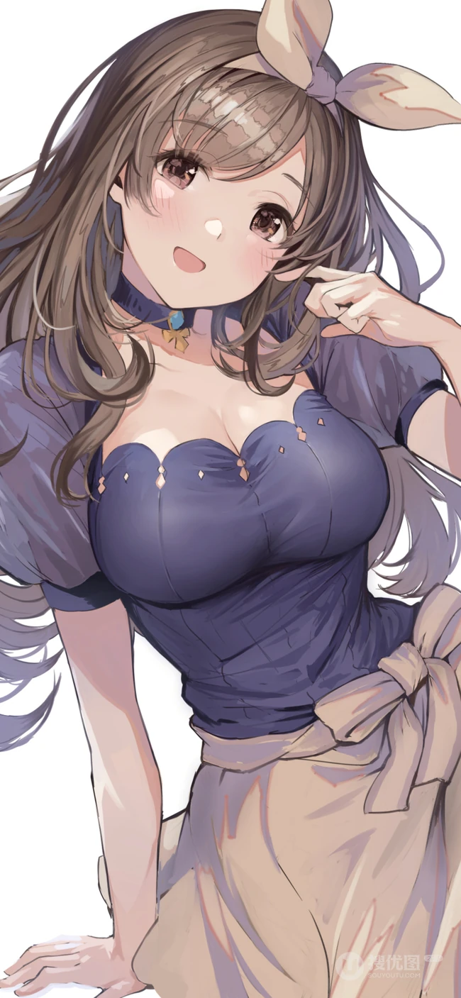 10月10日搜优图精选超好看的动漫少女近照插画手机壁纸