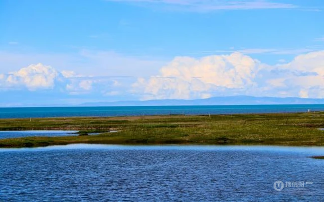 &ldquo;青色的海&rdquo;，中国最大的内陆湖泊青海湖唯美风光景色图片