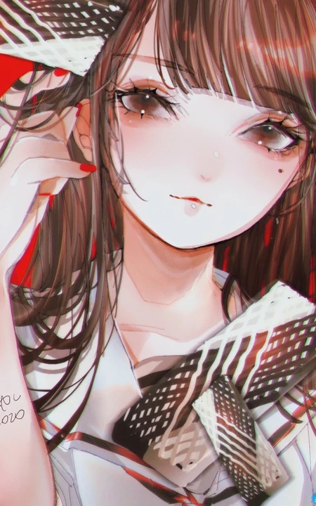 为情而惑、为情而困、为情而泪吗？有泪痣的动漫少女人物高清图集