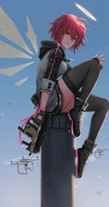 动漫游戏《明日方舟》人物能天使高清插画图集