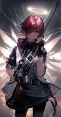 动漫游戏《明日方舟》人物能天使高清插画图集