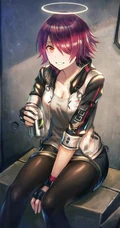 动漫游戏《明日方舟》人物能天使高清插画图集