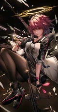 动漫游戏《明日方舟》人物能天使高清插画图集